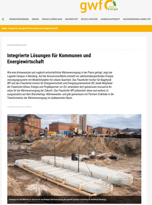 Integrierte Lösungen für Kommunen und Energiewirtschaft